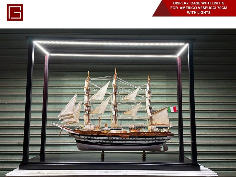 DISPLAY CASE WITH LISHTS FOR AMERIGO VESPUCCI 70CM WITH LIGHTS-02