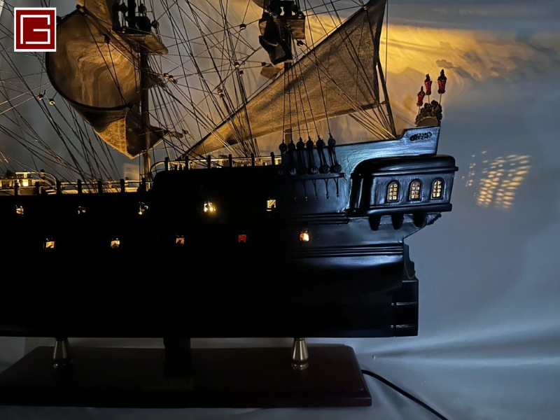 PIRATE SHIP CARRIBEAN WITH LIGHTS-10