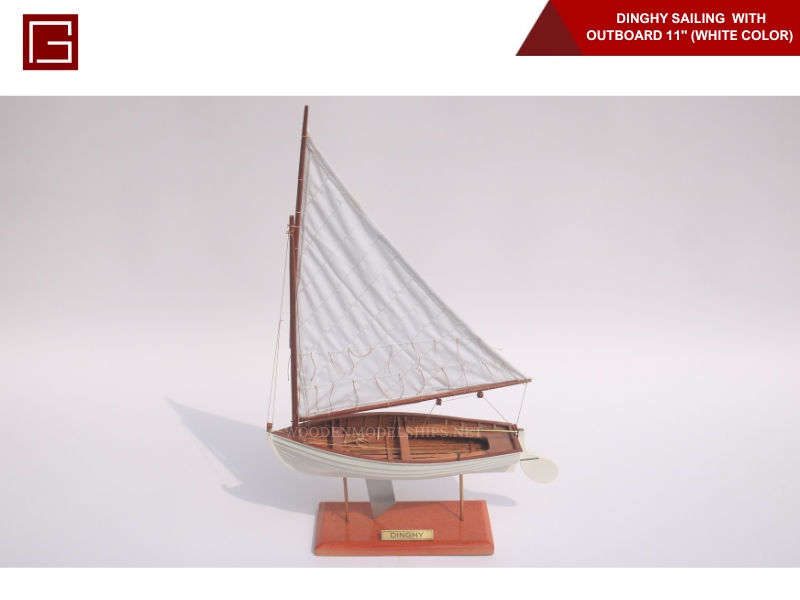 Dinghy Sailing With Outboard 11_ (White color) -02