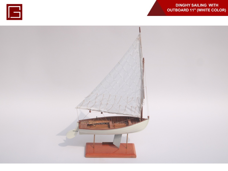 Dinghy Sailing With Outboard 11_ (White color) -03