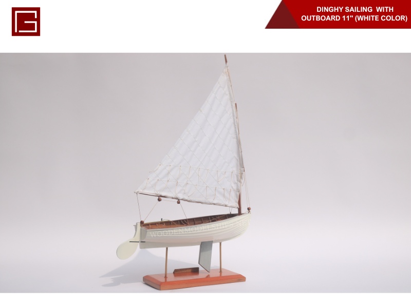 Dinghy Sailing With Outboard 11_ (White color) -04