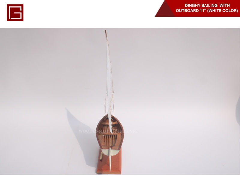 Dinghy Sailing With Outboard 11_ (White color) -05