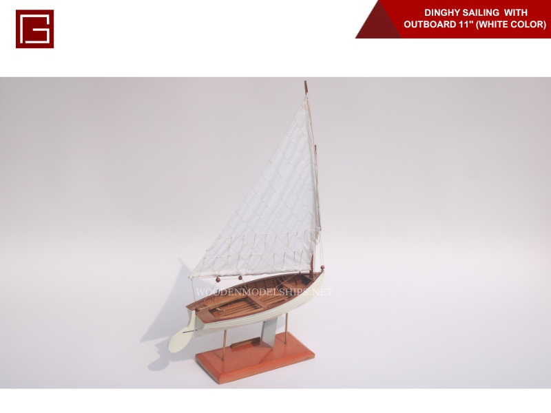 Dinghy Sailing With Outboard 11_ (White color) -06