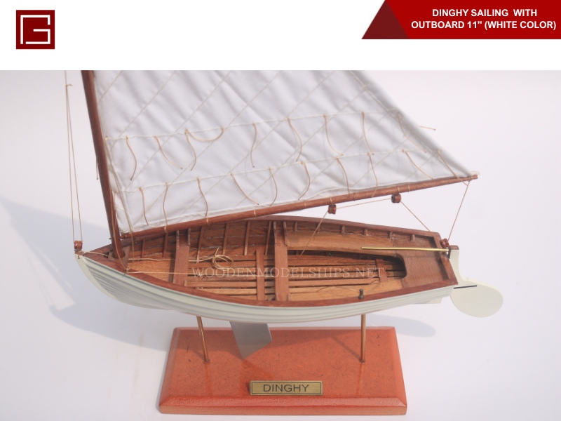 Dinghy Sailing With Outboard 11_ (White color) -07