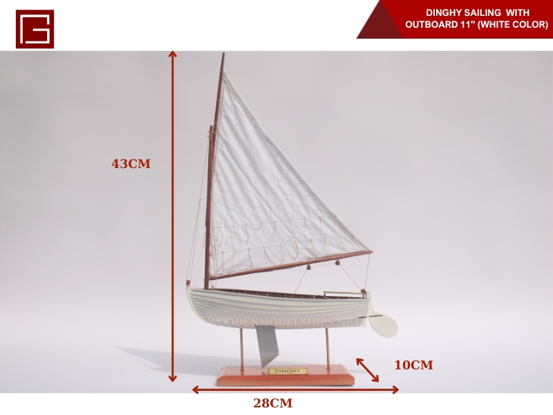 Dinghy Sailing With Outboard 11_ (White color)-09