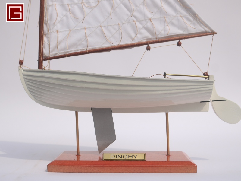 Dinghy Sailing With Outboard 11_ (White color)-12
