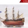La Furieux Wooden Tall Ship Model 37''-01
