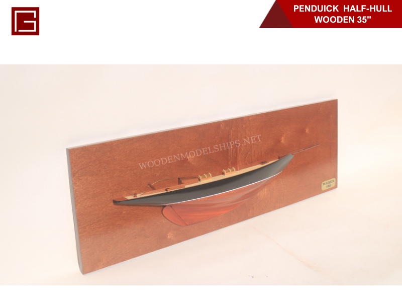 PENDUICK HALF-HULL - WOODEN 35''-02