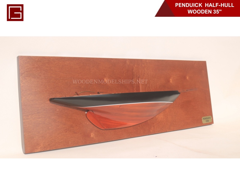 PENDUICK HALF-HULL - WOODEN 35''-03