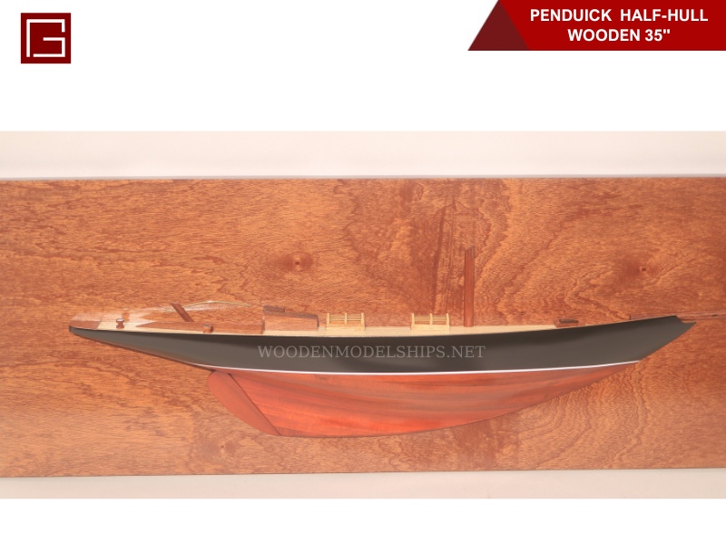 PENDUICK HALF-HULL - WOODEN 35''-04